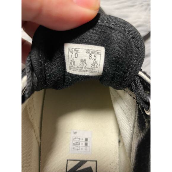 Vans Old Skool Canvas Shoe mens black size 7 womens size 8.5 - Picture 8 of 10